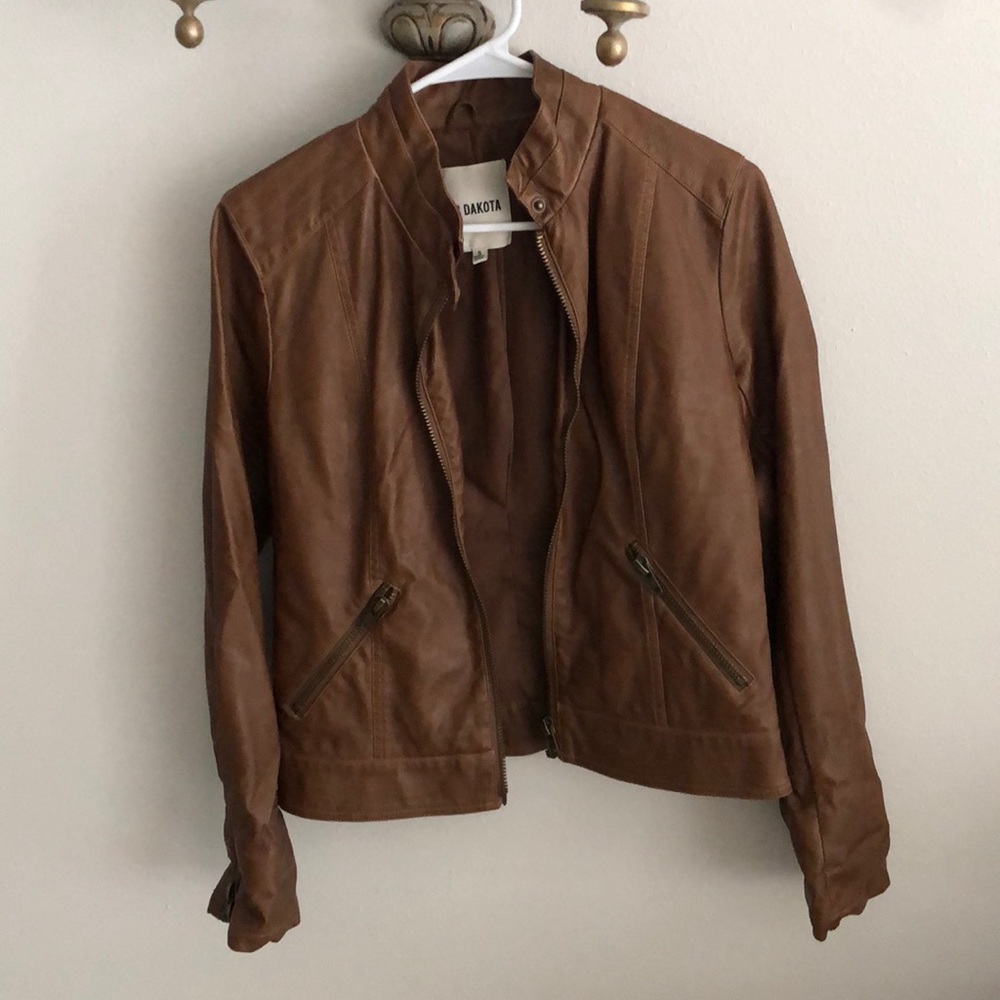 BB Dakota Faux Leather Jacket
